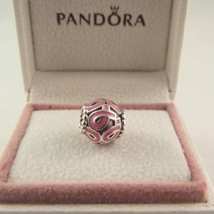 GUC Authentic Pandora Breast Cancer Awareness Bead Charm